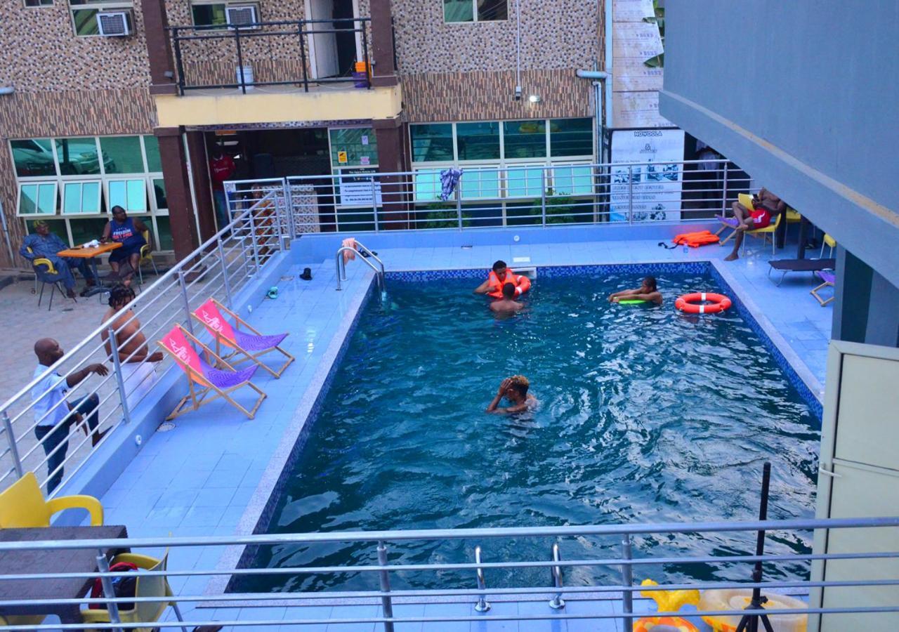 24-7 Electricity Agore Hotels And Suites Ltd Awoyaya Eksteriør bilde
