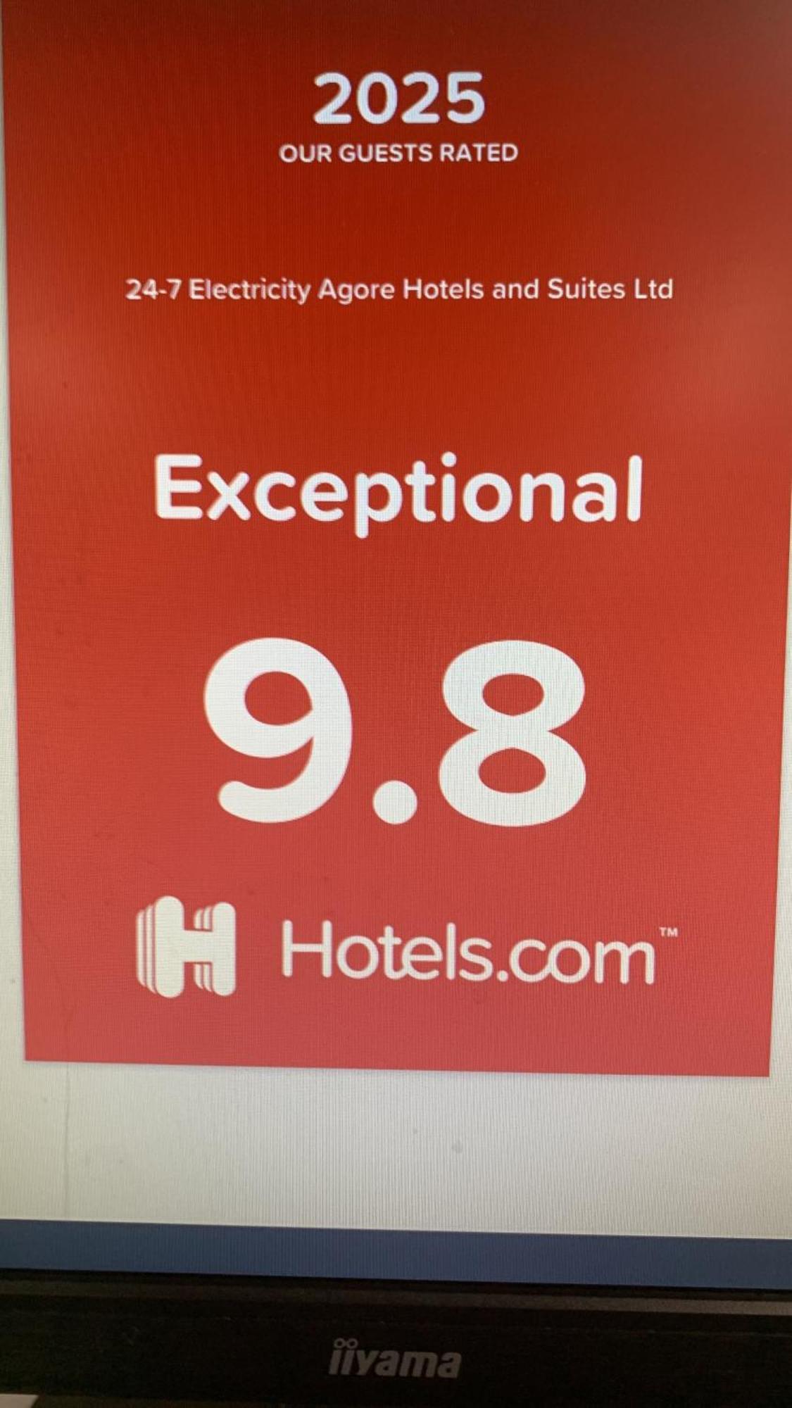 24-7 Electricity Agore Hotels And Suites Ltd Awoyaya Eksteriør bilde